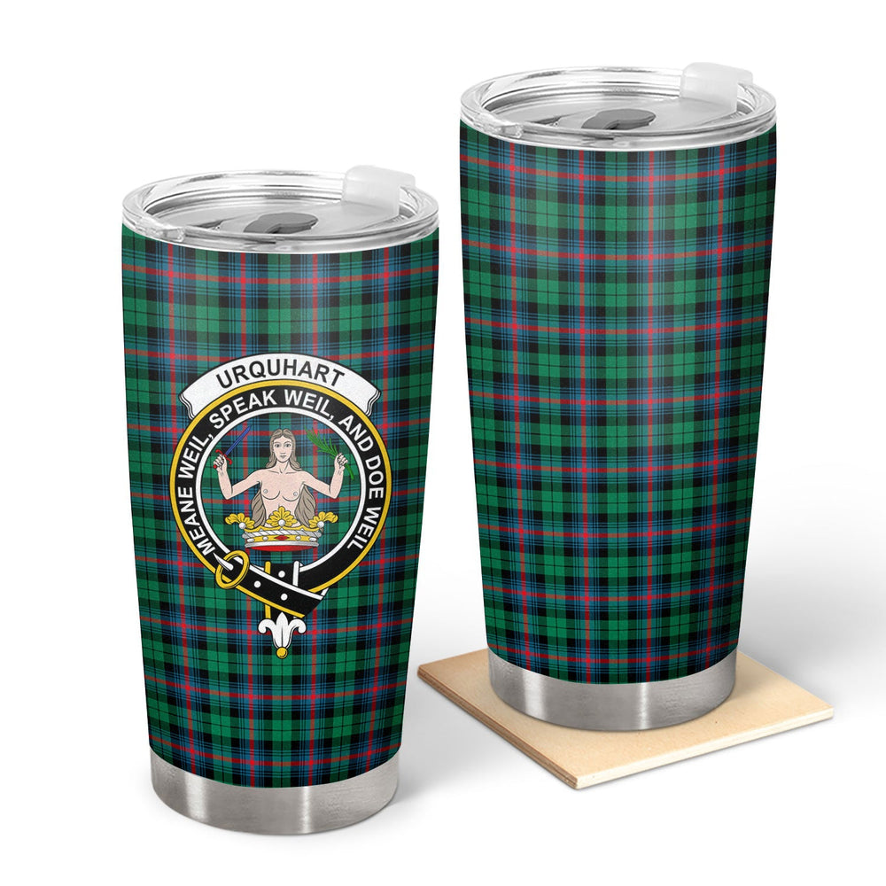 Clan Clan Urquhart Broad Red Ancient Tartan Crest Tumbler VV66 Clan Urquhart Tartan Today   