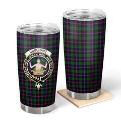 Clan Urquhart Modern Tartan Crest Tumbler ES34 Clan Urquhart Tartan Today   