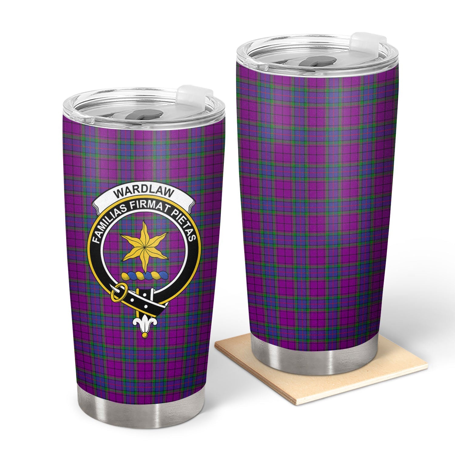 Clan Wardlaw Modern Tartan Crest Tumbler LY41 Clan Wardlaw Tartan Today   