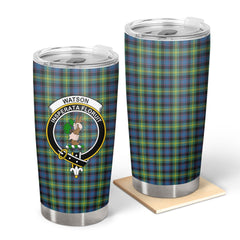 Clan Watson Ancient Tartan Crest Tumbler ZI70 Clan Watson Tartan Today   