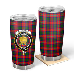 Clan Wauchope (or Waugh) Tartan Crest Tumbler OS56 Clan Wauchope Tartan Today   