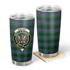 Clan Wishart Hunting Tartan Crest Tumbler CS99 Clan Wishart Tartan Today   