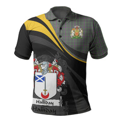 Clan Halliday Tartan Polo Shirt - Royal Coat Of Arms Style KL61 Halliday Tartan Tartan Polo   