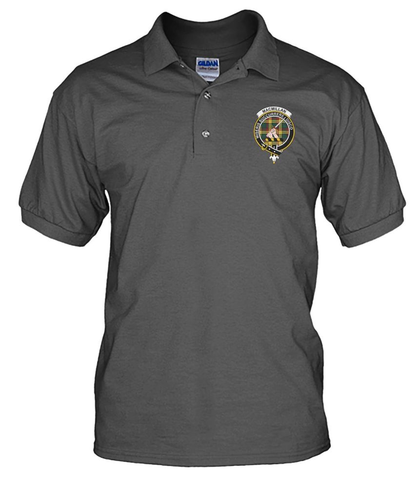 Clan MacMillan Family Crest Polo T-Shirt WH99 MacMillan Tartan Tartan Polo   