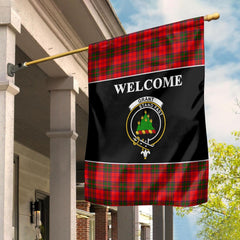 Clan Grant Tartan Crest Black Garden Flag WM58 Clan Grant Tartan Today   