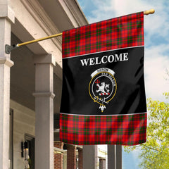 Clan Heron Tartan Crest Black Garden Flag FJ30 Clan Heron Tartan Today   