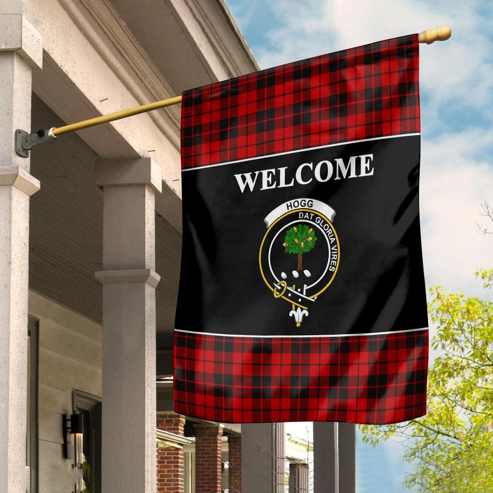Clan Hogg (or Hog) Tartan Crest Black Garden Flag LQ30 Clan Hogg Tartan Today   