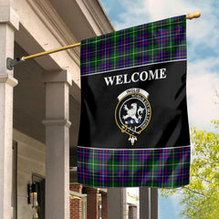 Clan Inglis Tartan Crest Black Garden Flag NU70 Clan Inglis Tartan Today   