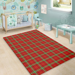 Morrison Red Modern Tartan Classic Area Rug
