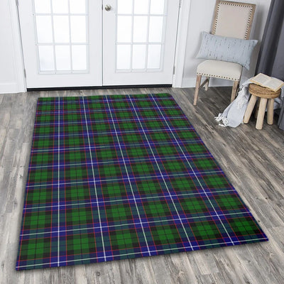 Clan Russell Modern Tartan Rug – Scottish Highland Carpet for Living Room, Celtic Home Decor & Scotland Gift RE18