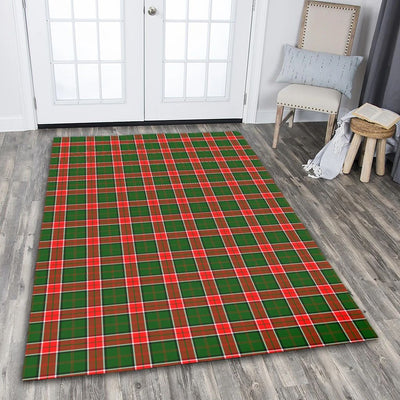 Clan Pollock Modern Tartan Rug – Scottish Highland Carpet for Living Room, Celtic Home Decor & Scotland Gift