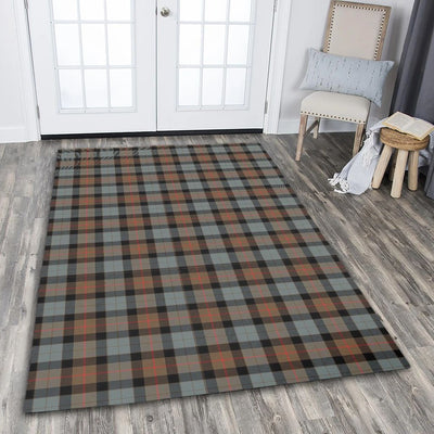 Clan Gunn Weathered Tartan Rug – Scottish Highland Carpet for Living Room, Celtic Home Decor & Scotland Gift