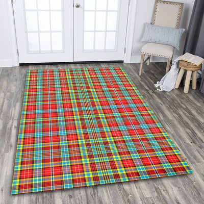 Clan Ogilvie of Airlie Ancient Tartan Rug – Scottish Highland Carpet for Living Room, Celtic Home Decor & Scotland Gift BK76