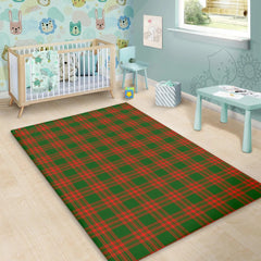 Menzies Green Modern Tartan Classic Area Rug
