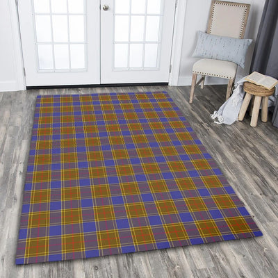 Clan Balfour Modern Tartan Rug – Scottish Highland Carpet for Living Room, Celtic Home Decor & Scotland Gift