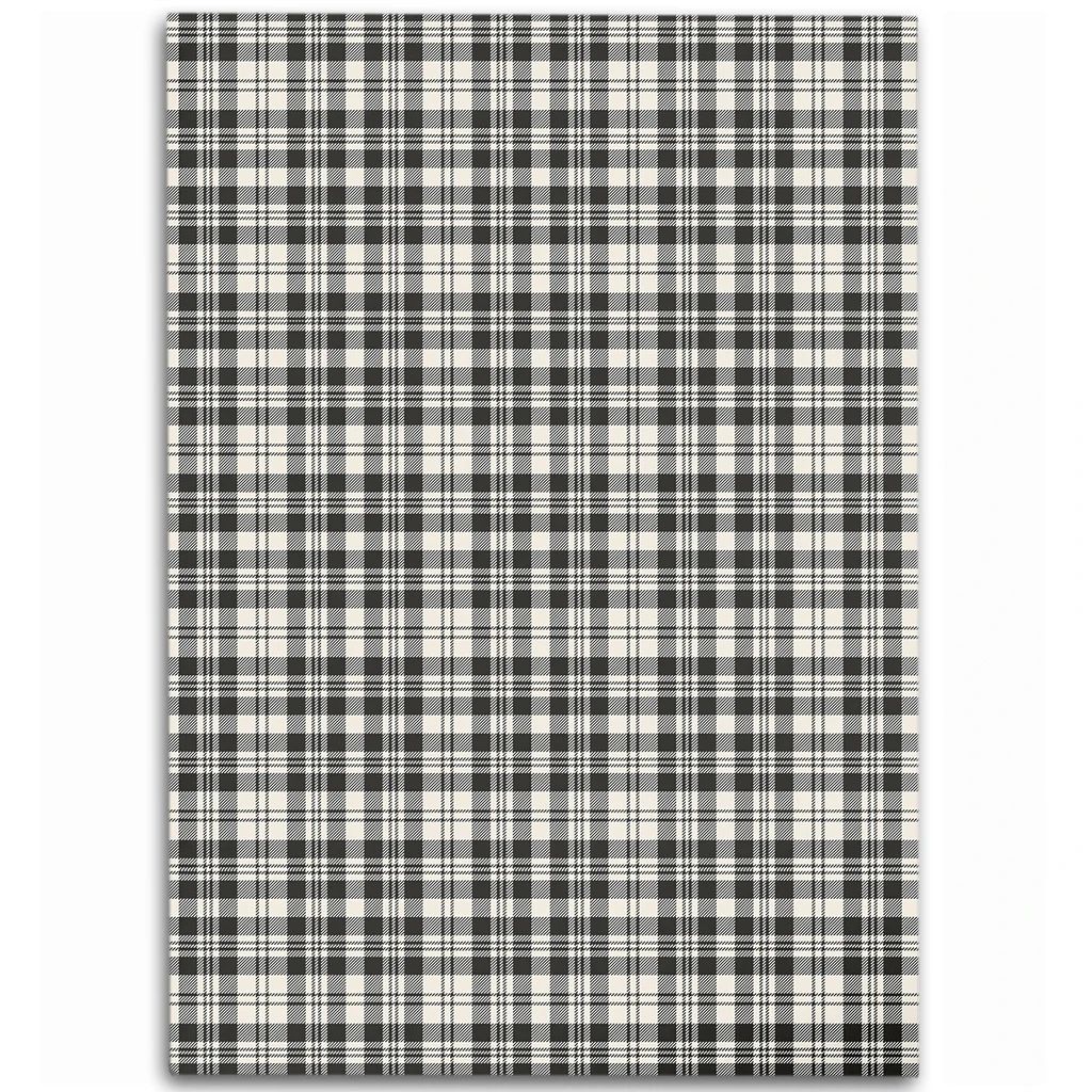 Scott Black & White Ancient Tartan Classic Area Rug