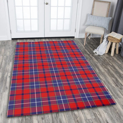 Clan Wishart Dress Tartan Rug – Scottish Highland Carpet for Living Room, Celtic Home Decor & Scotland Gift GP29