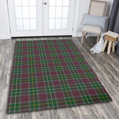 Clan Crosbie Tartan Rug – Scottish Highland Carpet for Living Room, Celtic Home Decor & Scotland Gift PQ99