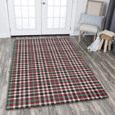 Clan Borthwick Dress Ancient Tartan Rug – Scottish Highland Carpet for Living Room, Celtic Home Decor & Scotland Gift
