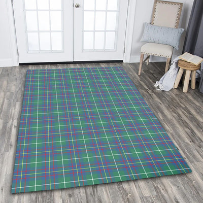 Clan Inglis Ancient Tartan Rug – Scottish Highland Carpet for Living Room, Celtic Home Decor & Scotland Gift