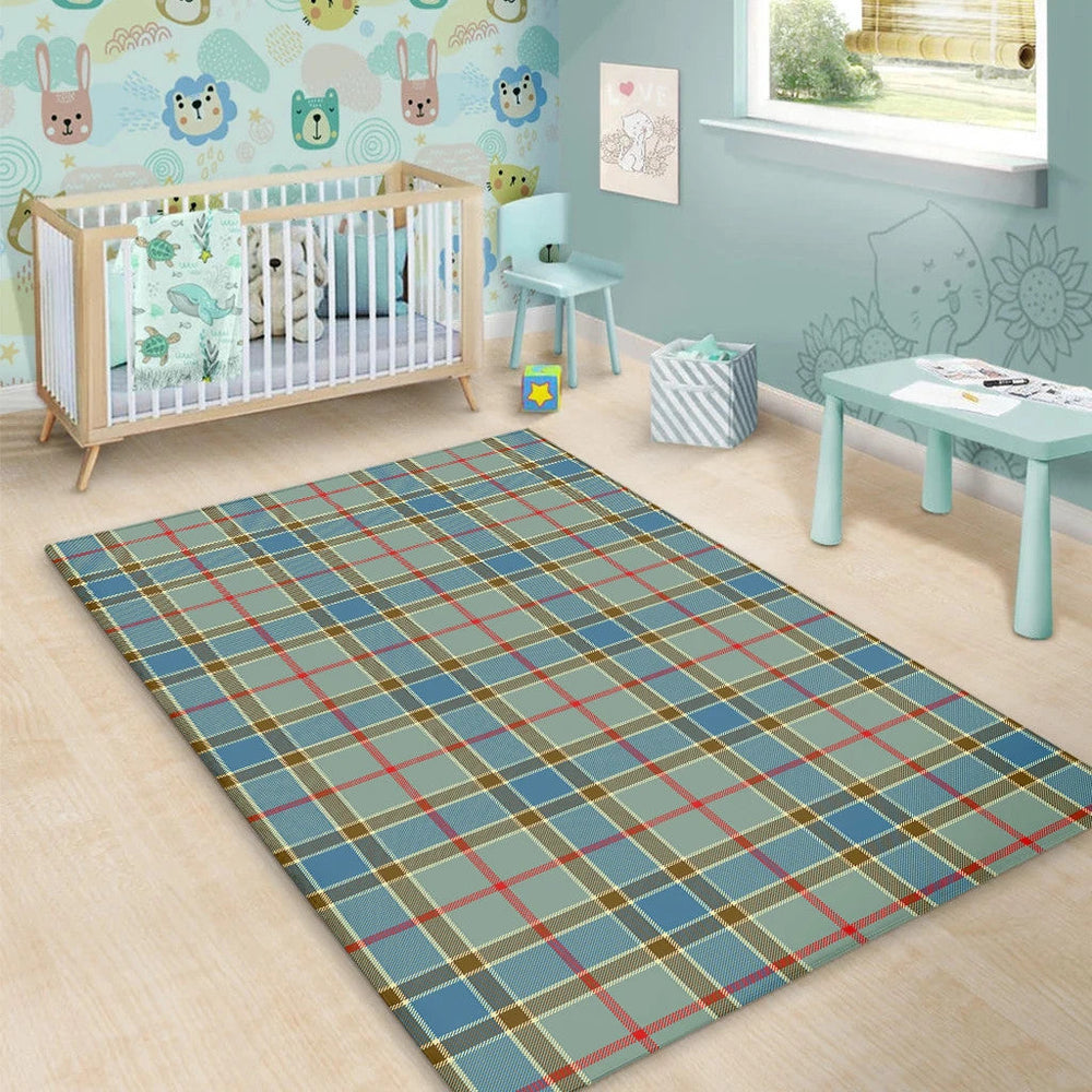 Balfour Blue Tartan Classic Area Rug