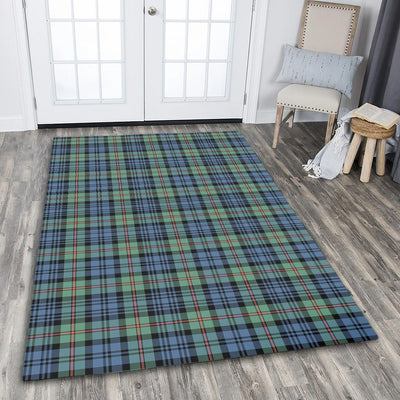 Clan MacKinlay Ancient Tartan Rug – Scottish Highland Carpet for Living Room, Celtic Home Decor & Scotland Gift LD46