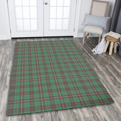 Clan MacKinnon Hunting Ancient Tartan Rug – Scottish Highland Carpet for Living Room, Celtic Home Decor & Scotland Gift