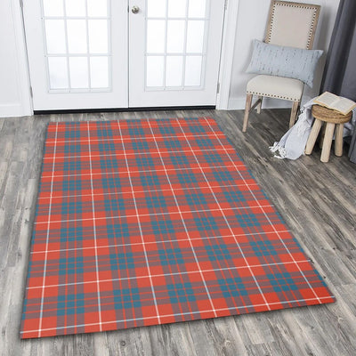 Clan Hamilton Ancient Tartan Rug – Scottish Highland Carpet for Living Room, Celtic Home Decor & Scotland Gift LJ72