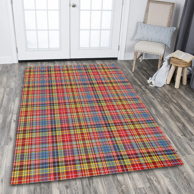 Clan Drummond of Strathallan Tartan Rug – Scottish Highland Carpet for Living Room, Celtic Home Decor & Scotland Gift