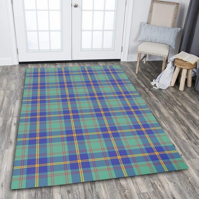Clan US Marine Tartan Rug – Scottish Highland Carpet for Living Room, Celtic Home Decor & Scotland Gift