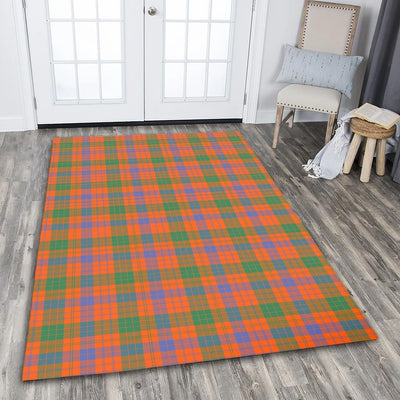 Clan Ross Ancient Tartan Rug – Scottish Highland Carpet for Living Room, Celtic Home Decor & Scotland Gift