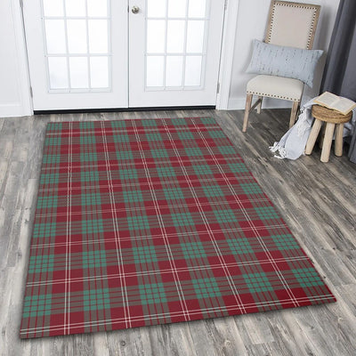 Clan Crawford Modern Tartan Rug – Scottish Highland Carpet for Living Room, Celtic Home Decor & Scotland Gift