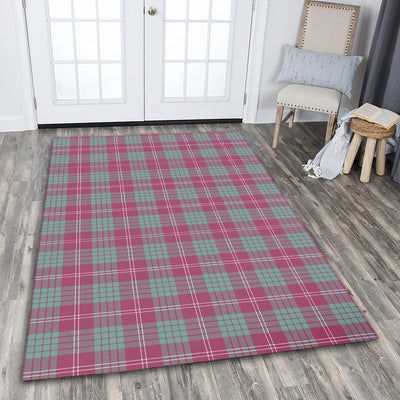 Clan Crawford Ancient Tartan Rug – Scottish Highland Carpet for Living Room, Celtic Home Decor & Scotland Gift GZ45