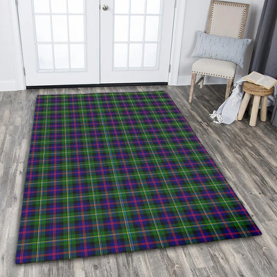 Clan Malcolm Modern Tartan Rug – Scottish Highland Carpet for Living Room, Celtic Home Decor & Scotland Gift IU24