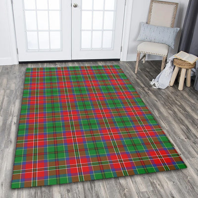 Clan McCulloch Tartan Rug – Scottish Highland Carpet for Living Room, Celtic Home Decor & Scotland Gift