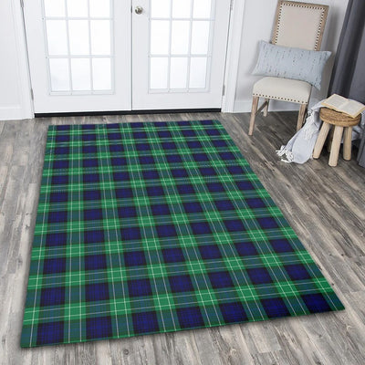 Clan Abercrombie Tartan Rug – Scottish Highland Carpet for Living Room, Celtic Home Decor & Scotland Gift MS37