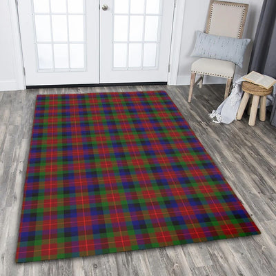 Clan Tennant Tartan Rug – Scottish Highland Carpet for Living Room, Celtic Home Decor & Scotland Gift VC62