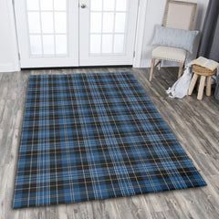 Clergy Blue Tartan Classic Area Rug