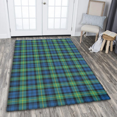 Clan Gordon Ancient Tartan Rug – Scottish Highland Carpet for Living Room, Celtic Home Decor & Scotland Gift ZI51