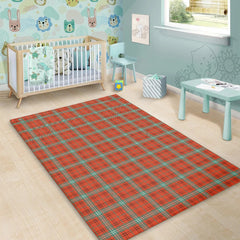 Morrison Red Ancient Tartan Classic Area Rug