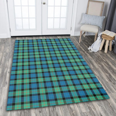 Clan Gunn Ancient Tartan Rug – Scottish Highland Carpet for Living Room, Celtic Home Decor & Scotland Gift
