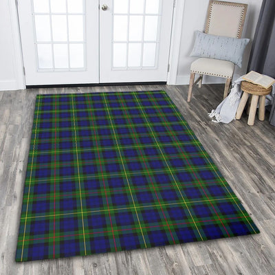 Clan MacEwen Modern Tartan Rug – Scottish Highland Carpet for Living Room, Celtic Home Decor & Scotland Gift
