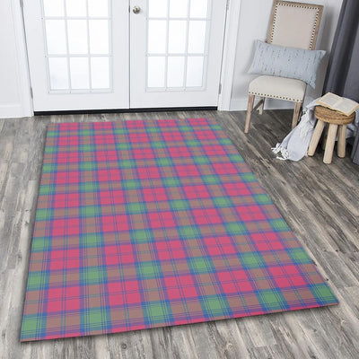 Clan Lindsay Ancient Tartan Rug – Scottish Highland Carpet for Living Room, Celtic Home Decor & Scotland Gift