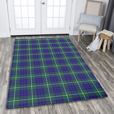 Clan Hamilton Hunting Modern Tartan Rug – Scottish Highland Carpet for Living Room, Celtic Home Decor & Scotland Gift KU60