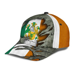 Clan Osheridan Coat Of Arms - Irish Family Crest Classic Cap PD62 Osheridan Coat Of Arms Irish Cap   