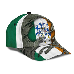 Clan Gilroy Coat Of Arms - Irish Family Crest Classic Cap RP95 Gilroy Coat Of Arms Irish Cap   