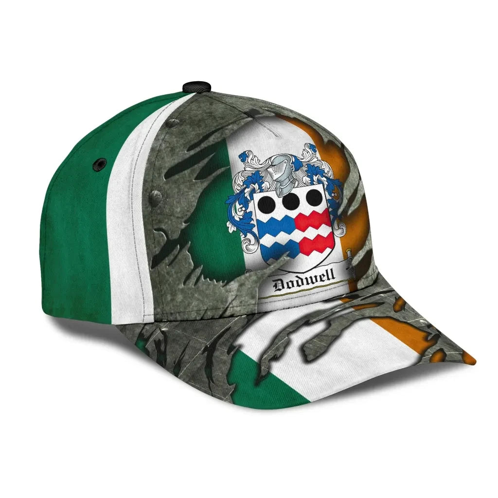 Clan Dodwell Coat Of Arms - Irish Family Crest Classic Cap BE56 Dodwell Coat Of Arms Irish Cap   