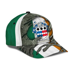 Clan Dodwell Coat Of Arms - Irish Family Crest Classic Cap BE56 Dodwell Coat Of Arms Irish Cap   