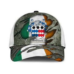 Clan Dodwell Coat Of Arms - Irish Family Crest Classic Cap BE56 Dodwell Coat Of Arms Irish Cap   