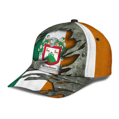 Clan Hawkins Coat Of Arms Wexfordarms - Irish Family Crest Classic Cap DF72 Hawkins Coat Of Arms Wexfordarms Irish Cap   